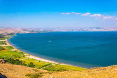 Celile Denizi Dağı Arbel İsrail her bakıldığında