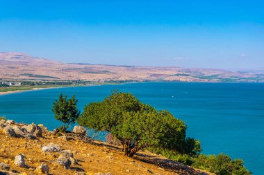 Celile Denizi Dağı Arbel İsrail her bakıldığında