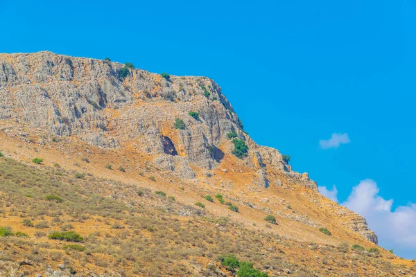 Skały góry arbel w Izraelu — Zdjęcie stockowe