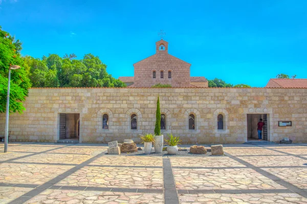Church of the multiplication of the loaves and fishes in Tabgha,