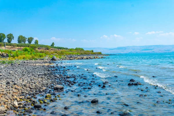 Галилейское море в Израиле — стоковое фото