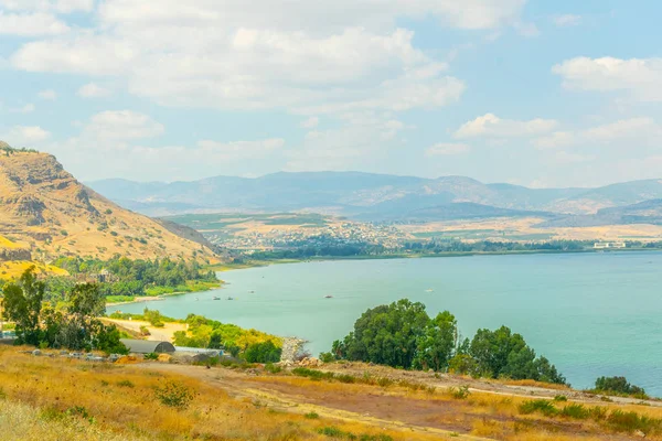 Над море Галілейське в Ізраїлі — стокове фото