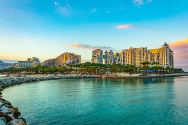 İsrail tatil Eilat, İsrail oteller gün batımı görünümü
