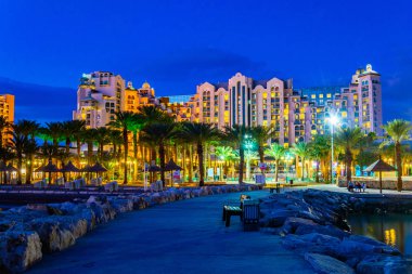 İsrail tatil Eilat, İsrail oteller gün batımı görünümü