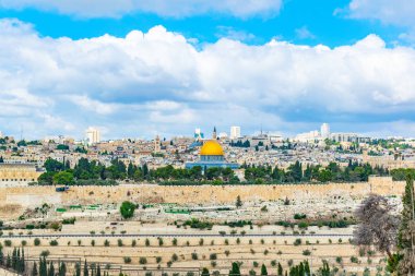 Zeytin Dağı, İsrail görüntülendi Jerusalem