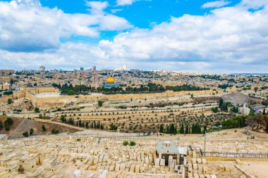 Zeytin Dağı, İsrail görüntülendi Jerusalem