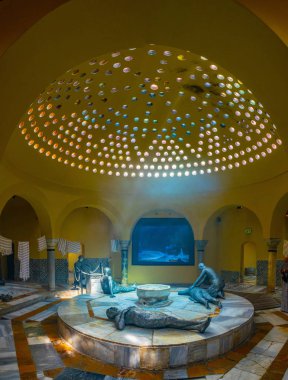 Acre, İsrail, 12 Eylül 2018: Hamam al Paşa IFF İsrail'in içinin