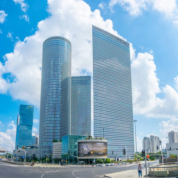 TEL AVIV, ISRAEL, SETEMBRO 10, 2018: Centro Azrieli em Tel Aviv, Israel — Fotografia de Stock