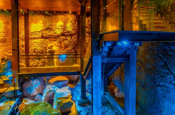 Kudüs, İsrail, Eylül 6, 2018:Ruins David kenti 