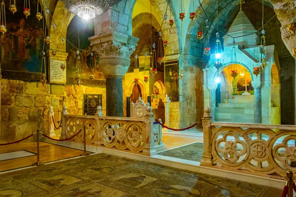Jeruzalem (Israël), 8 September 2018: Kapel van Sint-Helena in — Stockfoto