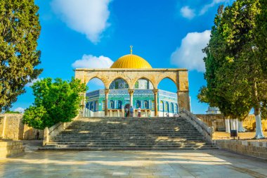 Kudüs, İsrail, 9 Eylül 2018: Turist famo hayran