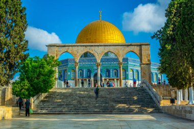Kudüs, İsrail, 9 Eylül 2018: Turist famo hayran