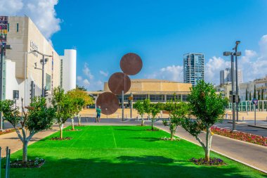 Tel Aviv, İsrail, 10 Eylül 2018: Charles Bronfman konferans salonu