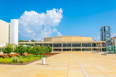 Tel Aviv, İsrail, 10 Eylül 2018: Charles Bronfman konferans salonu