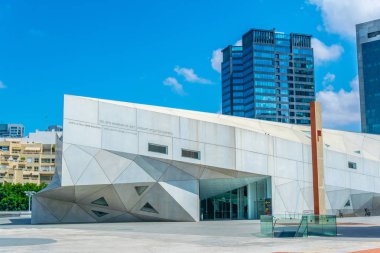 Tel Aviv, İsrail, 10 Eylül 2018: Tel Aviv Sanat Müzesi ce
