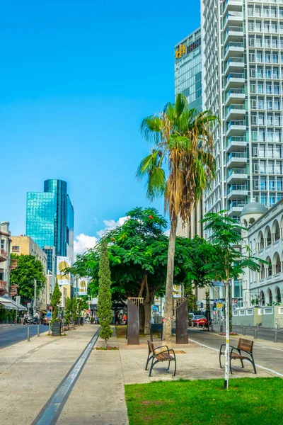 Tel aviv, israel, 9. September 2018: Blick auf das Rotschild-Boule — Stockfoto