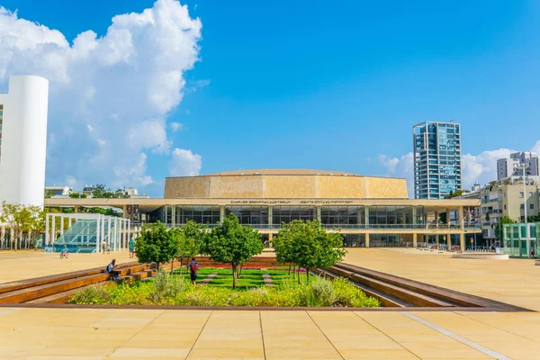 TEL AVIV, ISRAEL, 10 de septiembre de 2018: Charles Bronfman auditoriu — Foto de Stock