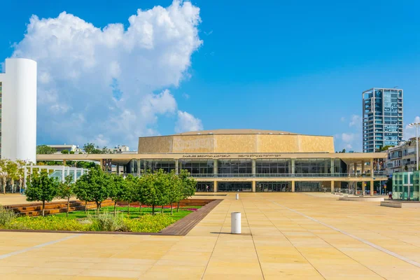 TEL AVIV, ISRAEL, 10 de septiembre de 2018: Charles Bronfman auditoriu — Foto de Stock