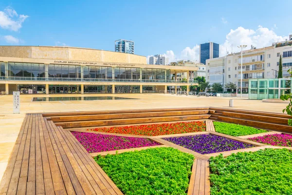 Tel Aviv, Izrael, 2018. szeptember 10.: Charles Bronfman auditoriu — Stock Fotó