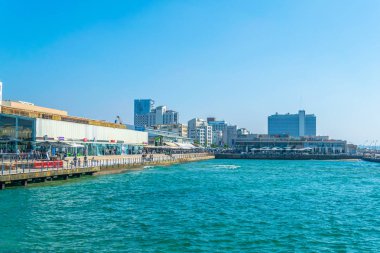 Tel Aviv, İsrail, 10 Eylül 2018: Te eski bağlantı noktası görünümünü