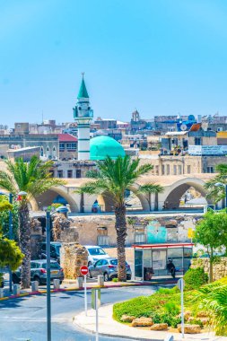 Acre, İsrail, 12 Eylül 2018: Hakim IFF Cityscape