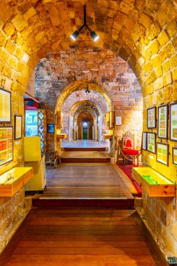 Acre, İsrail, 12 Eylül 2018: İç t hazineleri