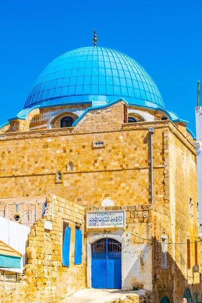 Acre, Izrael, 2018. szeptember 12.: el-majdila mecset Akko/Acre-ban — Stock Fotó