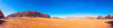 wadi rum çölde Ürdün peyzaj