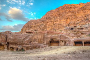 Silk tomb at petra, Jordan clipart
