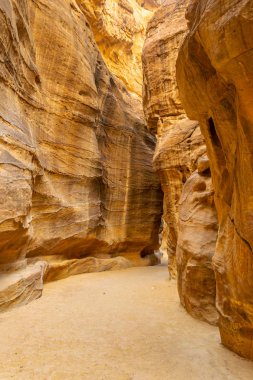 Petra, Jordan antik kalıntıları önde gelen Siq Kanyon