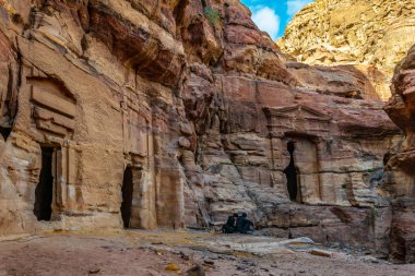 Lion tomb: Petra, Jordan