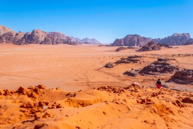 Kumul Wadi Rum, Jordan, görünümünü