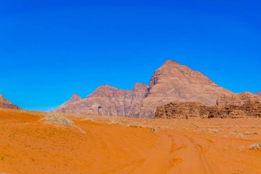 wadi rum çölde Ürdün peyzaj 