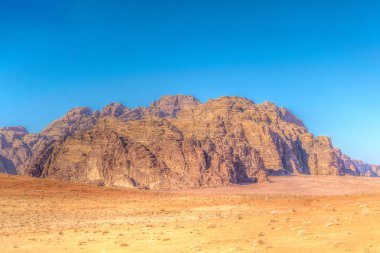 wadi rum çölde Ürdün peyzaj 