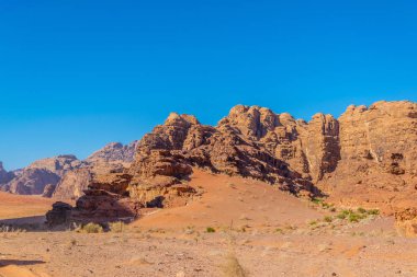 Kumul Wadi Rum, Jordan, görünümünü