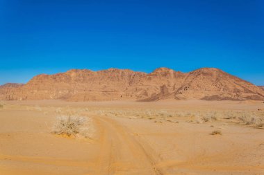 wadi rum çölde Ürdün peyzaj 