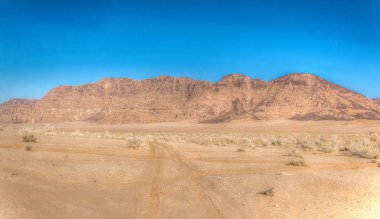 wadi rum çölde Ürdün peyzaj 