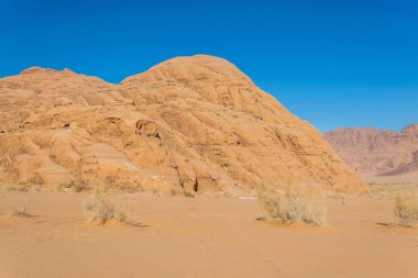 wadi rum çölde Ürdün peyzaj 