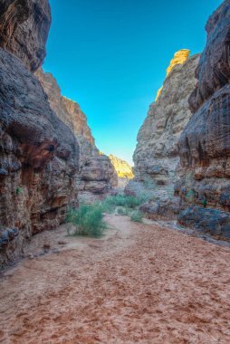 Abu Khashaba siq jordan çölde Wadi Rum