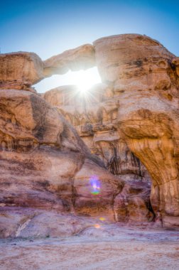 Burdah taş köprü, Wadi Rum, Ürdün