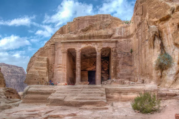 Gartenhalle in Petra, Jordanien — Stockfoto