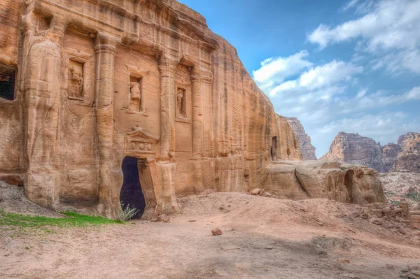 Roman Soldiers grav på Petra, Jordanien — Stockfoto