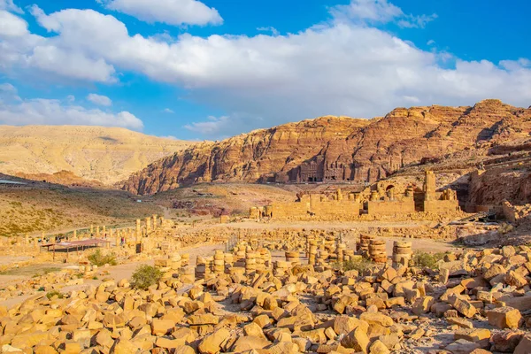 Qasr al Bint v Petře, Jordánsko — Stock fotografie