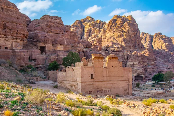 Qasr al Bint v Petře, Jordánsko — Stock fotografie