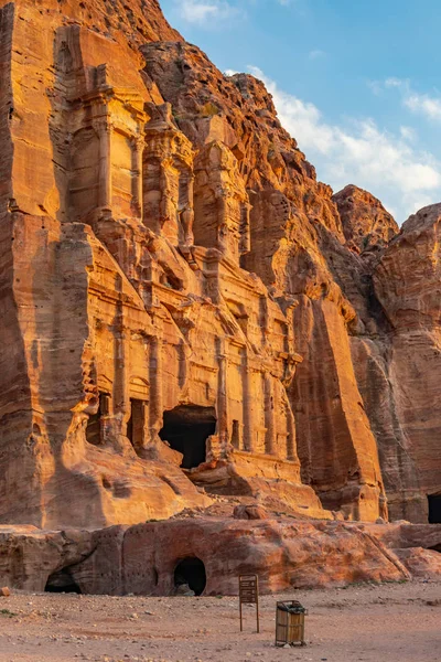 Túmulo de Corinto em Petra, Jordânia — Fotografia de Stock