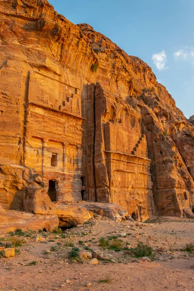 Silk grav på petra, Jordanien — Stockfoto