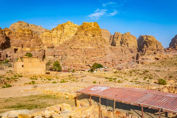 Qasr al Bint a Petra, Giordania — Foto Stock