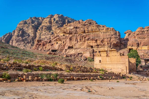 Qasr al Bint στην Πέτρα της Ιορδανίας — Φωτογραφία Αρχείου