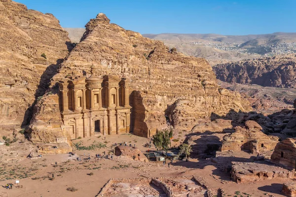 Tombeau du monastère à Petra, Jordanie — Photo