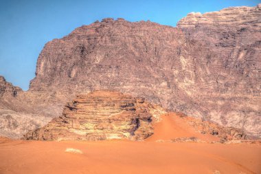 Kumul Wadi Rum, Jordan, görünümünü